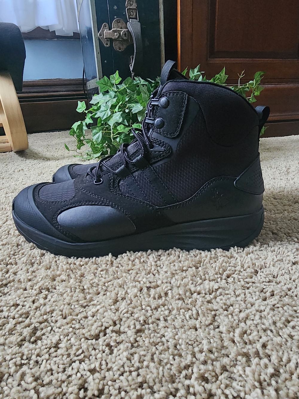 Rocky Men's Ultra Ops Black Tactical Hiking Boots - Picture 2 of 10